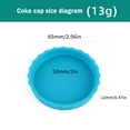 thumbnail image 2 of 50% Off!Silicone Can Lids, Reusable Can Lids, Toppers and Protectors , Beer, Beverages, Juice, Cola, Fits Standard Cans, 2 of 6