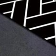 thumbnail image 1 of Newest Nordic Living Room Bedroom Bedside Rug - Black And White Stripes, 1 of 7