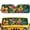 Hibiscus Palm Leaves, variant on Yuyamidu Tropical Hibiscus Windshield Sun Shade for 1997-2018 Jeep Wrangler TJ JK JKU, Palm Leaves Sunshades Heat Shield