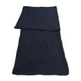 thumbnail image 1 of Sleeping Bag, Foldable Fleece Sleeping Liner Portable Fleece Zippered Sleeping Bag Liners For Camping Traveling, 1 of 8
