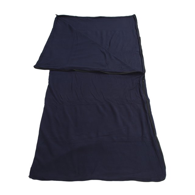 Sleeping Bag, Foldable Fleece Sleeping Liner Portable Fleece Zippered Sleeping Bag Liners For Camping Traveling