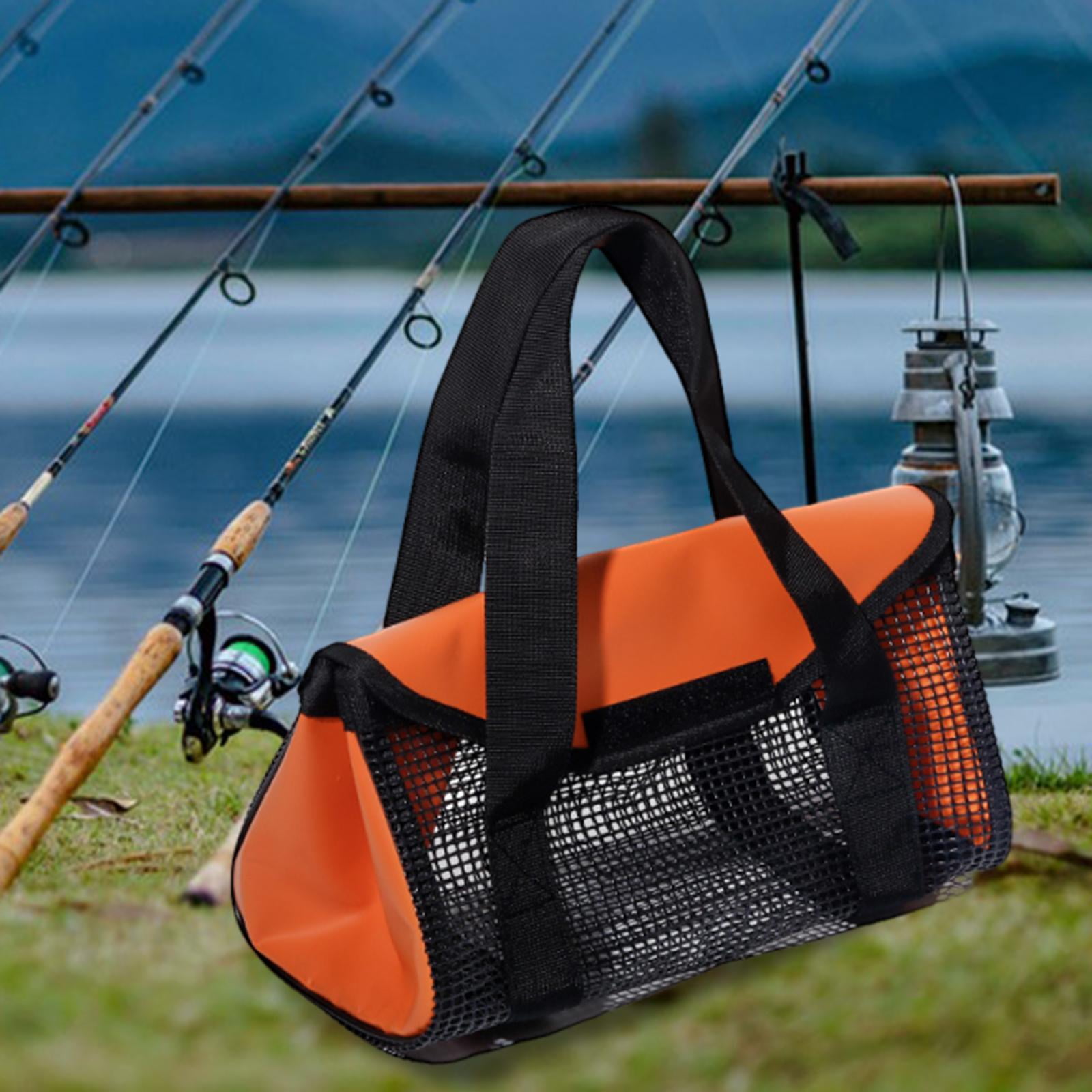 harayaa Fishing Lures Bag Convenient Protective Portable Gear Fishing Iron Plate Bag Orange
