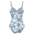 thumbnail image 3 of Maillot de Bain une Pièce pour Femmes, Imprimé Rétro, à Armatures, Contrôle du Ventre, Monokini, 3 of 4