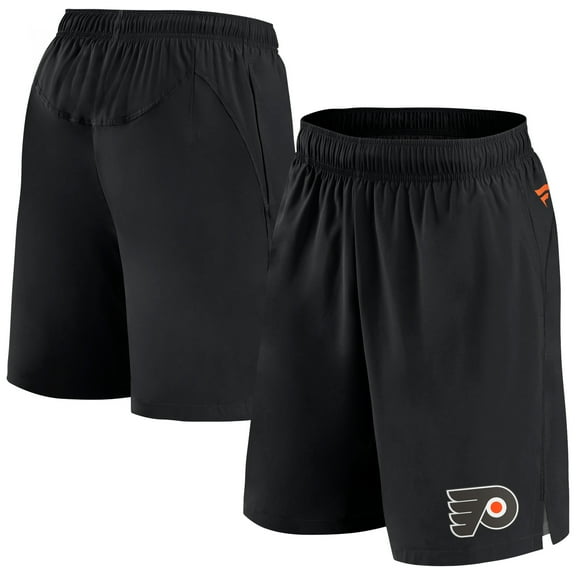 Men's Fanatics Black Philadelphia Flyers Authentic Pro Tech Shorts