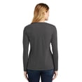 thumbnail image 2 of Port & Company Ladies Long Sleeve Fan Favorite V-Neck Tee, 2 of 5