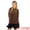 Brown, variant on DARING DIVA Women's Stylish AK Double Layer Hooded Dress XS Black