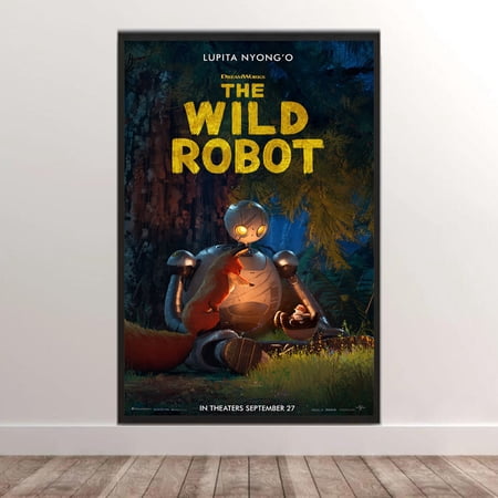 POSTER Wild Robot 2024 Movie Poster Classic Film Poster Wall Art Decor High Quality Movie Prints -UNFRAMED