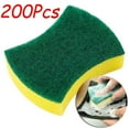 thumbnail image 1 of EIMELI Kitchen Cleaning Sponge Eco Non-scratch for Dish Scrub Sponge (Pack of 200), 1 of 6