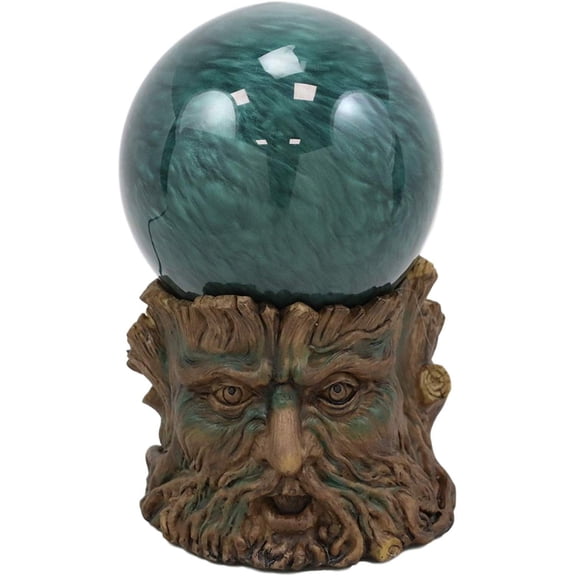 Ebros Greenman Sand Storm Ball Figurine Home Decor 6.25" Height Fantasy