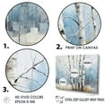 thumbnail image 3 of Designart "Wintry White Birch Forest III" Tree Birch Floater Framed Wall Decor, 3 of 5