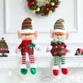 thumbnail image 1 of 1/2 Uds. Adornos navideños de muñeco elfo de felpa para niños y niñas, muñeco de juguete elfo de Navidad, decoración del hogar de Año Nuevo, adornos de árbol de Navidad, 1 of 3