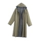 thumbnail image 4 of Capa de lluvia impermeable, ligera, larga, con capucha, cortavientos, ropa de lluvia, capa de lluvia para 3L, 4 of 9