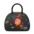 thumbnail image 2 of Sci-Fi Lovers Backpack, Space and Galaxy Design with Moon, Stars, and Rocket Details, 2 of 4