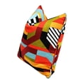 thumbnail image 1 of La Broderie 20" Square Throw Pillow & Feather Down Insert Colorpop Multicolored, 1 of 5