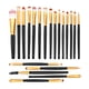 thumbnail image 2 of Juego de 20 brochas de maquillaje profesionales, brochas sintéticas premium para base, polvos, rubor, sombras, correctores, cosméticos para ojos, kit de brochas de maquillaje., 2 of 8