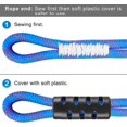 thumbnail image 4 of shiyou-Tow Rope Quick Connector for Tubing Tow Rope for Tubing Boat Tow Harness Tube Tow Rope for Boating Ski Ropes for Watersports for Tubing with Stainless Steel Hook（360° Rotate 50cm, 4 of 4
