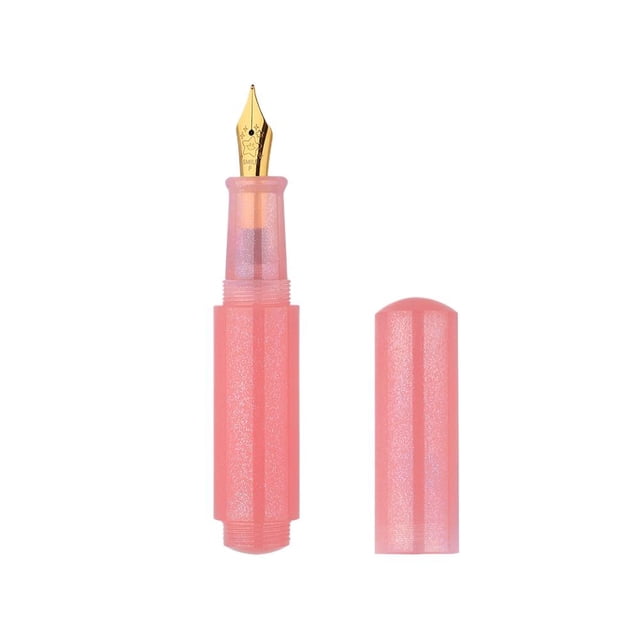 Mini Candy-colored Fountain Pen, Candy Colored Pocket Pen with Extra Fine Nib, Compatible with Ink Cartridges and Eyedropper Fill