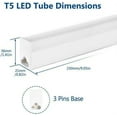 thumbnail image 2 of Tiras de tubo LED 5PCS, tira de luz LED brillante de 6500K - Tubo fluorescente LED para interiores, tubo de techo para oficina, cocina, dormitorio (T5, 5W/30CM) [Clase de eficiencia energética F] brillar Electrónica, 2 of 5
