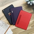 thumbnail image 3 of Allytechgroup Luxury iPad Air 11 Case 2024, Elegant Business Type Cover with Pencil Holder - Multi Angle Viewing Stand and Shockproof Apple iPad Air Case 11 inch 2024, Red, 3 of 8