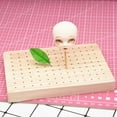 thumbnail image 5 of FNNMNNR 2 Pcs Clay Flapper Holes Easily Mix High Stability Square Round Holes Wooden Pottery Clay Base for Kids, 5 of 10