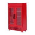 thumbnail image 4 of Wood Dollhouse Fridge, Dollhouse Refrigerator Exquisite Workmanship Double Door Simulation Safe Keeps Attention Easy To Store Portable  For 1:12 Dollhouse, 4 of 8