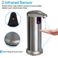 thumbnail image 2 of Dispensador de Jabón con Sensor Infrarrojo (Doble Botón, Color Champán), 2 of 5