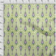 thumbnail image 3 of oneOone Organic Cotton Voile Fabric Big Motif Ikat Print Fabric By The Yard 42 Inch Wide, 3 of 4