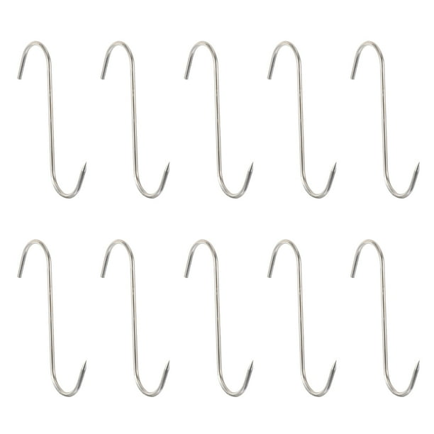 Hooks Meat Hook Butcher Hanging Processing Sausage Bacon Roast Hangers Sausages S Steel Duck Ham