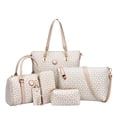 thumbnail image 1 of 6 piezas de bolsos Set Totes Satchels Bag Bolsos de hombro Key Zulema Bolsos de hombro Monedero Clutch, 1 of 8