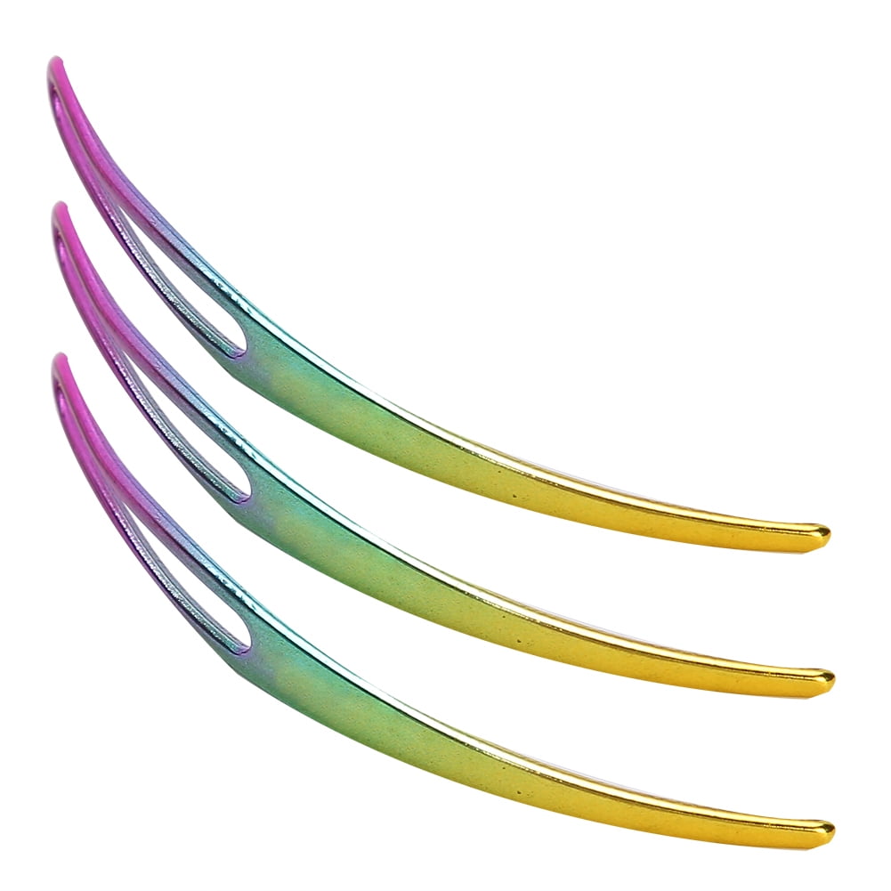 Crochet Hook 3pcs Dreadlocks Needle Multi‑Color Crochet Hook Dreadlocks