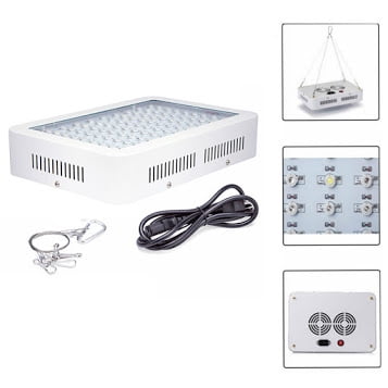 Indoor Transfer Panel - Zimtown 1000W Double Chips LED Grow Light Full Spectrum Panel Veg Flower Indoor Garden Medical Plants (10w Leds)