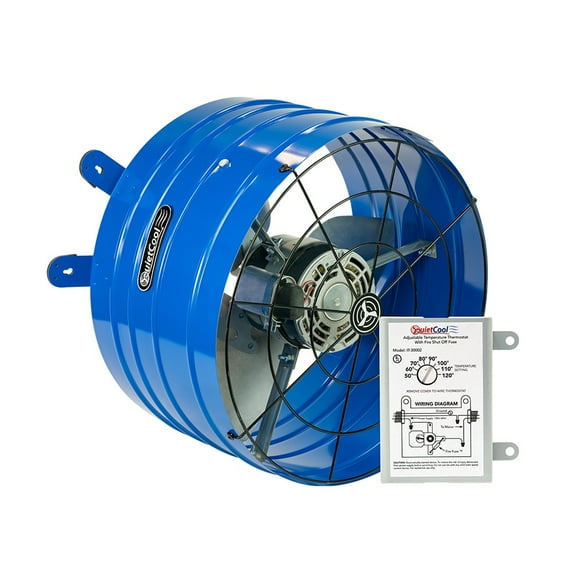 QuietCool AFG PRO-2.0 20in Duct 1945 CFM 108 Watts 120 Volts Ventilation Fan 35Db