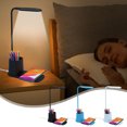 thumbnail image 1 of Eficiencia con nuestra elegante lámpara de escritorio de carga inalámbrica, contenedor de bolígrafos multiusos e iluminación agradable a la vista, adecuada para teléfonos inteligentes, cargador, 1 of 6
