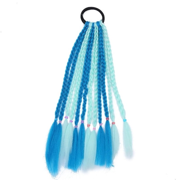 Zhuge Extensiones de cabello con cola de caballo trenzada y rastas, extensiones de cabello con trenzas, extensiones de cabello sintético con rastas finas, A16