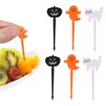 thumbnail image 1 of fastboy 6pcs/set Cute And Fun Fruit Pick Easy To Distinguish Fruits Snacks ABS Fruit Fork Cartoon Round Edge 1Set, 1 of 6