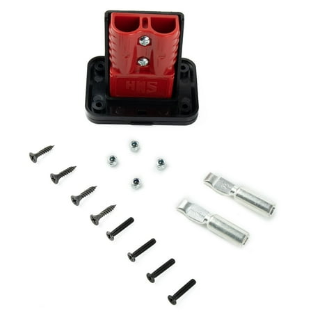 

120A FOR Anderson Plug Flush Mount Bracket Panel Bracket with Cover for Caravan