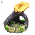 thumbnail image 2 of Flmtop Aquarium Simulated Basin Turtle Lizard Climbing Pet Food Bowl Fish Tank Decor, 2 of 9