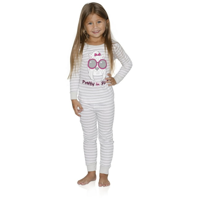 Cozy Couture Big Girls' Fun Novelty Cotton Pajamas
