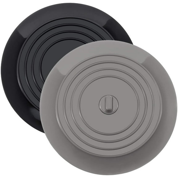 2pcs Silicone Sink Plugs for Bath Tub Stoppers Kitchen Bathroom Use Assorted Color
