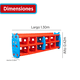 thumbnail image 2 of PLAYOUT KIDS | Zapatera Infantil Modular de Plástico con 12 Cubos y Diseño de Animales 1.30m, 2 of 4