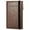 Coffee, variant on Fankiway Leather Passport Holder Travel Wallet For Men And Women, Multifunctional Ultra-thin Portable Wallet, With Zippers, Best Gift for Family and Friend