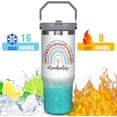 thumbnail image 3 of Teacher Tumbler Cup, 30oz Stainless Steel Teacher Travel Coffee Mug Cup, Best Teacher Gifts for Women & Teacher Appreciation Gifts for Birthday, Appreciation Week, Back To School, 3 of 6