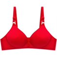 thumbnail image 7 of WAYUTE Womens Bras Wirefree Solid Color Comfort Everyday Seamless Unlined Soft Cup Lightweight Support Full Coverage Non Padded Bra, 7 of 7