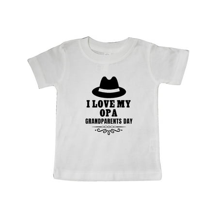

Inktastic Grandparents Day I Love My Opa Gift Baby Boy or Baby Girl T-Shirt