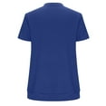 thumbnail image 5 of Mifsaly Short Sleeve Tops For Women Ribbed Work Blouse Half Zipper Womens Shirts Dressy Casual Loose Elegant Tshirt Fashion Summer Spring Outfits M, 5 of 6