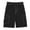 Black—Prime Deals 2025, variant on BADHUB Drawstring Cargo Shorts for Men Stretch Elastic Waist Work Shorts Casual Ripstop Solid Color Hiking Shorts Black 36
