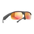 thumbnail image 4 of Bunblic Écouteurs Mains Libres Lunettes de Soleil Intelligentes Son Stéréo Polyvalent Lunettes de Conduite Mode Prise en Charge Musique Appels pour Course Cyclisme M6Pro Doré, 4 of 8