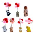 thumbnail image 2 of De Animales Divertidos Con Globo De Colores Para Espejo Retrovisor De Coche, Regalo Colgante Para Niños Y Adultos Yuarrent HA044088-04, 2 of 6
