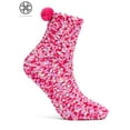thumbnail image 3 of Luxtrada 2 Pairs Valentine's Day Socks Fuzzy Plush Socks Colorful Soft Socks Cake Socks for Women, 3 of 10