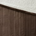 thumbnail image 3 of Woolrich Heated Plush to Berber Blanket, Twin, Chocolate, 3 of 11